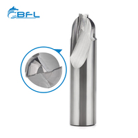BFL carbure monobloc CNC outils de fraises en bout personnalisés pour la coupe du bois Fresa De Metal Duro angle d'hélice de fraise en bout
