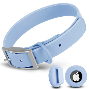 एयरटैग धारक केस ठोस पैटर्न वाटरप्रूफ के साथ लक्जरी pvc डॉग कॉलर और कुत्ते चलने और लंबी पैदल यात्रा-कस्टम ब्रांड के लिए आरामदायक - Product Image 5