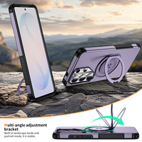 Étui de téléphone magnétique antichoc pour Samsung Galaxy S26 Ultra 5G S25 Plus S24 S26 FE 360 °   Support rotatif en métal pour téléphone portable