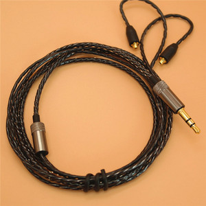 Cable trenzado para auriculares de 3,5 mm, Plug-and-Play, para Shure SE215 315 535 846 UE900, Cable de audio - Product Image 1