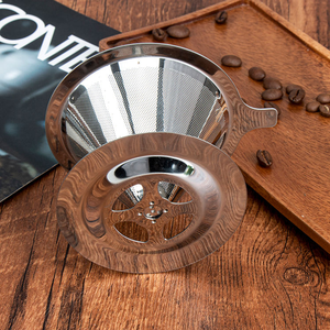 Tái Sử Dụng Rót Hơn Cà Phê Lọc Hướng Dẫn Sử Dụng Bộ Lọc Cà Phê Thép Không Gỉ Lọc Cà Phê Cốc Đôi Tường Với Xử Lý - Product Image 4