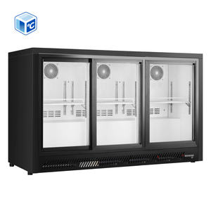 Toptan Mini Şarap Dolabı Siyah Kanatlı Kapı 0-10 ℃   Mini Bar Buzdolabı Cam Kapılı Bira Şişesi Soğutucu - Product Image 4