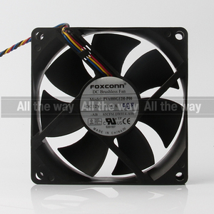 <span class=keywords><strong>Foxconn</strong></span> 24V 48V DC12V 0.60A EC AC 80X80X25mm 8ซม. 8025 4เส้นระบายความร้อนท่อระบายไอเสีย PVA080G12H-P00 - Product Image 2