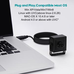 Elp กล้องฟิชอาย USB 13MP ไมโครโฟนคู่ในตัว IMX214 CMOS 2880P 8K 4K FHD เว็บแคมวิดีโอเสียงสำหรับการประชุมทางวิดีโอ - Product Image 3