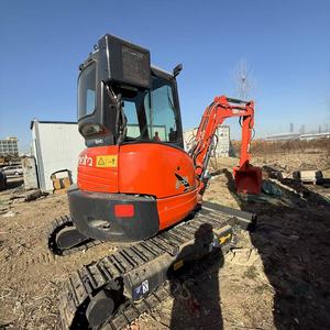 Precio al por mayor utilizado para Excavadora hidráulica sobre orugas Kubota KX165 con bomba de caja de cambios de motor de componentes de núcleo de bajo precio - Product Image 4
