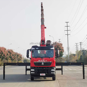 Camion à <span class=keywords><strong>benne</strong></span> basculante HOWO TX 6x4 10T avec <span class=keywords><strong>grue</strong></span>, <span class=keywords><strong>grue</strong></span> montée sur camion 12T, <span class=keywords><strong>grue</strong></span> à flèche droite montée sur camion 14T - Product Image 6