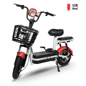 Scooter Eléctrico Prince 25kg-50kg con Batería de Plomo-Ácido, Color Rojo, Tipo Estándar, Frenos Delanteros y Traseros - Product Image 1