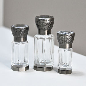 3 מ "ל 6 מ" ל 12 מ "ל 12 מ" ל סגסוגת בורג כובע ערבי octagonal tagonal tabola מלוטשת בקבוקי שמן אתרי זכוכית צלולים חיוניים - Product Image 1