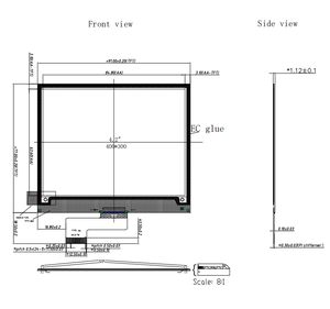 4.2 inci 400*300 Putih Hitam Merah Kuning 4 warna tampilan tinta E rak modul Label harga e-kertas EPD Eink Display - Product Image 6