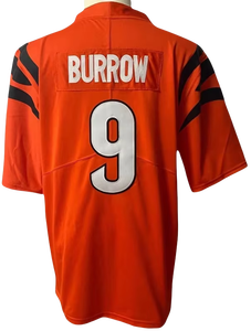Maillots de football américain <span class=keywords><strong>CIN</strong></span> 2025, nouveaux, de qualité supérieure, cousus, avec les numéros 9 Joe Burrow, 1 Ja'Marr Chase, 5 Tee Higgins, fabriqués aux États-Unis. - Product Image 4