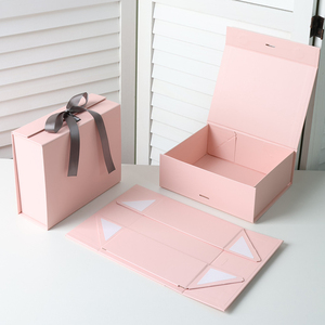 Luxury Custom logo Collapsible Hair Extension Packaging <b>Gift</b> <b>Box</b> - Product Image 1