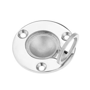 <span class=keywords><strong>Anneau</strong></span> de levage affleurant en forme de O poli miroir en acier inoxydable 50mm raccord de matériel marin - Product Image 2