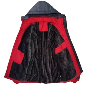 Abrigo de trabajo de talla grande para <span class=keywords><strong>hombre</strong></span>, chaqueta cálida resistente al viento para exteriores <span class=keywords><strong>con</strong></span> <span class=keywords><strong>forro</strong></span> <span class=keywords><strong>polar</strong></span> grueso a prueba de frío - Product Image 5