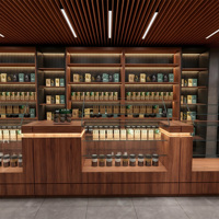 Design d'intérieur de boutique de tabac et de articles de luxe pour fumeurs |   Meubles de présentation personnalisés pour dispensaires et solutions clés en main pour l'aménagement de boutiques