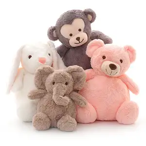 Niuniuaddy jouet ours en peluche animal mignon personnalisé pour bébé, cadeau de noël, vente en gros