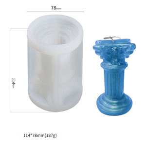 थोक DIY रोमन स्तंभ के लिए सिलिकॉन मोल्ड केक 3D चित्र सिलिकॉन मोमबत्ती Molds वीनस डेविड रोम बड़े स्तंभ मोमबत्ती मोल्ड - Product Image 4
