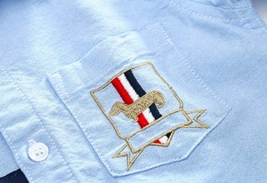 Boy Striped Ribbon Cotton Oxford Mumbai Made in Thailand Shirts From <strong>China</strong> <strong>Top</strong> <strong>Ten</strong> <strong>Selling</strong> <strong>Products</strong> - Product Image 5