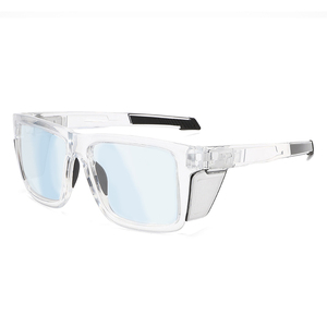 Gafas Deportivas para Exteriores, Fotocromáticas, Polarizadas, Cómodas, Transparentes, con Protección ANSI Z87.1, Logotipo Personalizado, Color Azul Claro, Unisex, Anti Luz Azul - Product Image 1