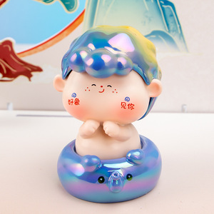 กล่องสุ่มของเล่นน่ารัก Yu Mo Craft ชุด 8 ชิ้น ฟิกเกอร์สะสมแบบสุ่ม ของตกแต่งโต๊ะ ของขวัญสำหรับเด็กอายุ 8-13 ปี - Product Image 2