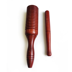 เครื่องดนตรีเคาะจังหวะแบบท่อเสียงไม้มะฮอกกานีแท้แบบขายส่ง พร้อมไม้ตีสำหรับเด็กแสดงโชว์ - Product Image 2