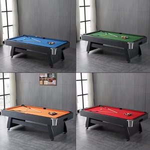 Tables de <span class=keywords><strong>billard</strong></span> classiques en bois de 7, 8 et 9 pieds, fabrication chinoise directe, vente chaude, prix bas, style <span class=keywords><strong>américain</strong></span> - Product Image 5