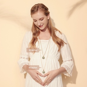 Collar de Joyería Chapado en Oro con Colgante de Bola Mexicana de Esmalte Colorido de Estética China, Campana de Ángel, para Mujer - Product Image 5