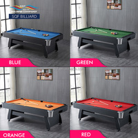 Table de billard S.Q.F pour la maison, prix direct usine Chine, 7FT/8FT/9FT, en bois avec dalles de marbre, personnalisable, divertissement écologique