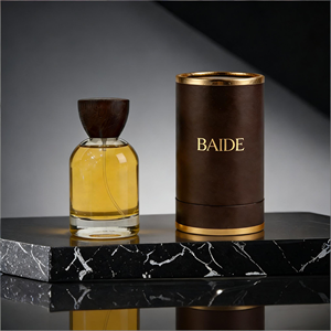 Botellas de Perfume de Vidrio Personalizadas de Lujo, 30ml/50ml/100ml, Cilíndricas, Ecológicas, Impresas con Serigrafía, con Caja de Empaque - Product Image 1