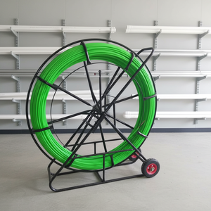 Glasvezel elektrische kabelgootroede 12mm diameter 300m PP gecoate trekdraad voor elektriciënstools - Product Image 4