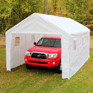 Tente d'entrepôt de toit de cadre en métal écologique de haute qualité <span class=keywords><strong>Atelier</strong></span> temporaire Garage à auvent de voiture pour l'extérieur Abri de stationnement de voiture - Product Image 1