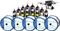 Fibra Óptica G654E de Ultra Baja Pérdida para Drones FPV, Comunicación Anti-interferencias, Inensible a la Flexión, Fibra Monomodo G657A1 G657A2