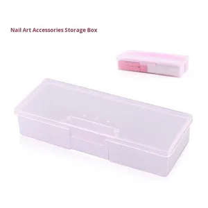 Boîte à outils rectangulaire en plastique au meilleur prix avec trous pour le rangement des pinceaux de maquillage et des bijoux, design transparent et coloré - Product Image 5