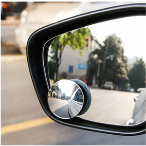 1 pièce Rétroviseur de voiture pour angle mort, Rétroviseur de recul, Rétroviseur auxiliaire de voiture, Rotation à 360°, Grand angle - Product Image 5