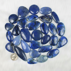 Dumortierite lote de piedras preciosas al por mayor Dumortierite cabujón para hacer colgante piedras preciosas sueltas cabujones hechos a mano para colgante - Product Image 1