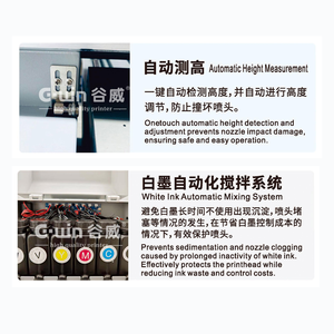 G-win Flatbed UV Inkjet <b>Printer</b> 1200 DPI 4-Color Auto for T-Shirt Mug Bottle Phone Case Printing - Product Image 4