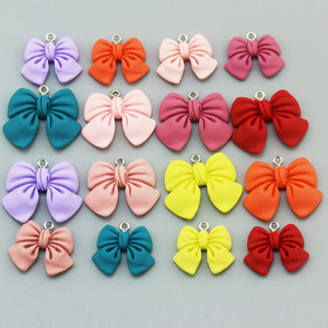 Dễ Thương 3D Bow <span class=keywords><strong>Knot</strong></span> nhựa quyến rũ DIY Craft trang trí đồ trang sức tìm kiếm để làm bông tai phụ kiện handmade - Product Image 3