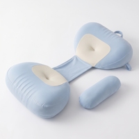 Oreiller de maternité ajustable en forme de coquille, soutien complet du corps, soulagement des douleurs aux jambes, oreiller de grossesse en mousse à mémoire de forme pour les dormeurs latéraux