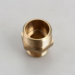 Adaptador de latón de 6 a 4 pulgadas con doble rosca macho, conector reductor para tuberías de fontanería - Product Image 3