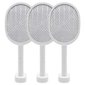 HXP Hot Sales 2-em 1 Elétrica Fly Swatter Raquete de Inseto Choque Elétrico Tipo C Recarregável <span class=keywords><strong>Bug</strong></span> Zapper - Product Image 1