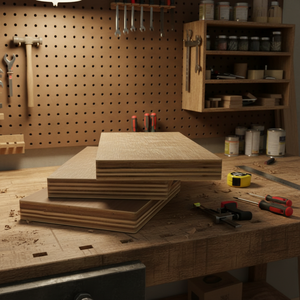 ไม้อัดเมลามีนคุณภาพสูง 18 มม. 4x8 ทันสมัย เป็นมิตรกับสิ่งแวดล้อม ใช้สำหรับตู้เสื้อผ้า ทนน้ำ - Product Image 3