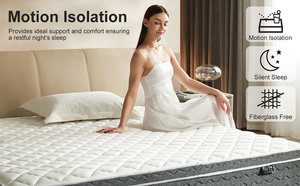 Hiện đại lai Bộ nhớ bọt với túi mùa xuân Nệm thoải mái Nữ Hoàng/Vua Kích thước nén trong một hộp khách sạn 5 sao - Product Image 2