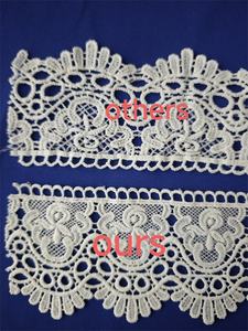 Wholesale Eco Friendly Cotton Linen Napkin <b>Lace</b> Trim Design Biodegradable for Sustainable Wedding Events - Product Image 2