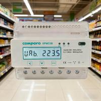 Medidor Eléctrico Prepago Trifásico de 100A con WIFI Bidireccional, Precisión de 0.5S, Cambio Automático de Cantidad Prepagada/Restante de Energía