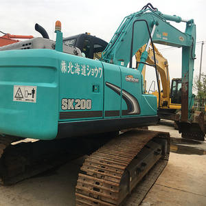 Excavadora hidráulica de cadenas usada Kobelco SK200-12 de 20 toneladas, modelo sk200-8, con piezas OEM, motor Hino Euro V para construcción. - Product Image 4