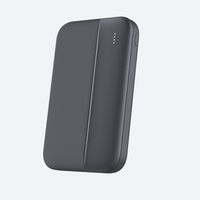 OEM 22,5W Charge rapide Haute capacité 5000mAh Batterie externe ABS Li-Polymère Ultra compacte Taille carte Chargeur portable Double USB Type-C