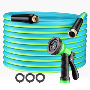 Enrouleurs de tuyau d'arrosage PE/EVA personnalisés OEM de haute qualité 3/8 po. X 50 pi. 1/4 po. Raccords MNPT Heavy Duty 4-6 Bar Pression Murale - Product Image 1