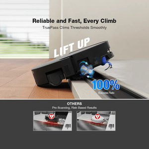 ECOVACS DEEBOT T90 Pro <span class=keywords><strong>Omni</strong></span> Robot Aspirador y Fregador con Autovaciado, Navegación AIVI 3D 4.0, Bajo Ruido, Larga Duración, para Grandes Áreas - Product Image 4