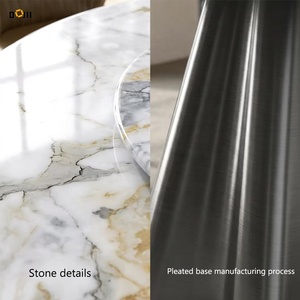<span class=keywords><strong>Table</strong></span> <span class=keywords><strong>à</strong></span> <span class=keywords><strong>manger</strong></span> ronde de style Japandi crème |   Tables de <span class=keywords><strong>salle</strong></span> <span class=keywords><strong>à</strong></span> <span class=keywords><strong>manger</strong></span> en marbre naturel bleu <span class=keywords><strong>avec</strong></span> plateau de 36 mm d'épaisseur, emballage sécurisé - Product Image 3