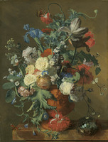 Peint à la main fleur peinture à l'huile sur toile Art Floral fabriqué à la main nature morte décoration murale pour salon chambre maison esthétique