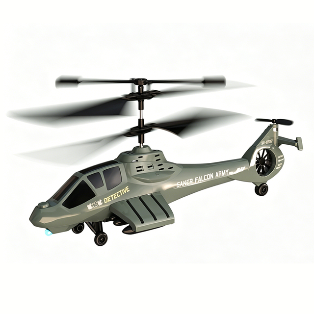 2.4G Military RC Helicopter with Altitude Hold, 50m Range, 11min Flight for Kids SQN